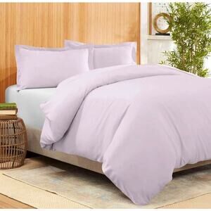 Bamboo Duvet Cover, Queen Size Periwinkle